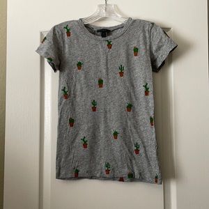 Jcrew cactus print tee